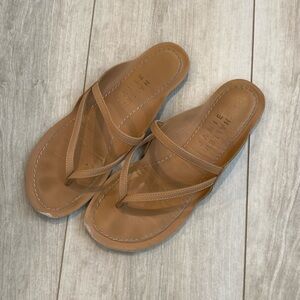 Jamie Haller thong sandals bare tan 37